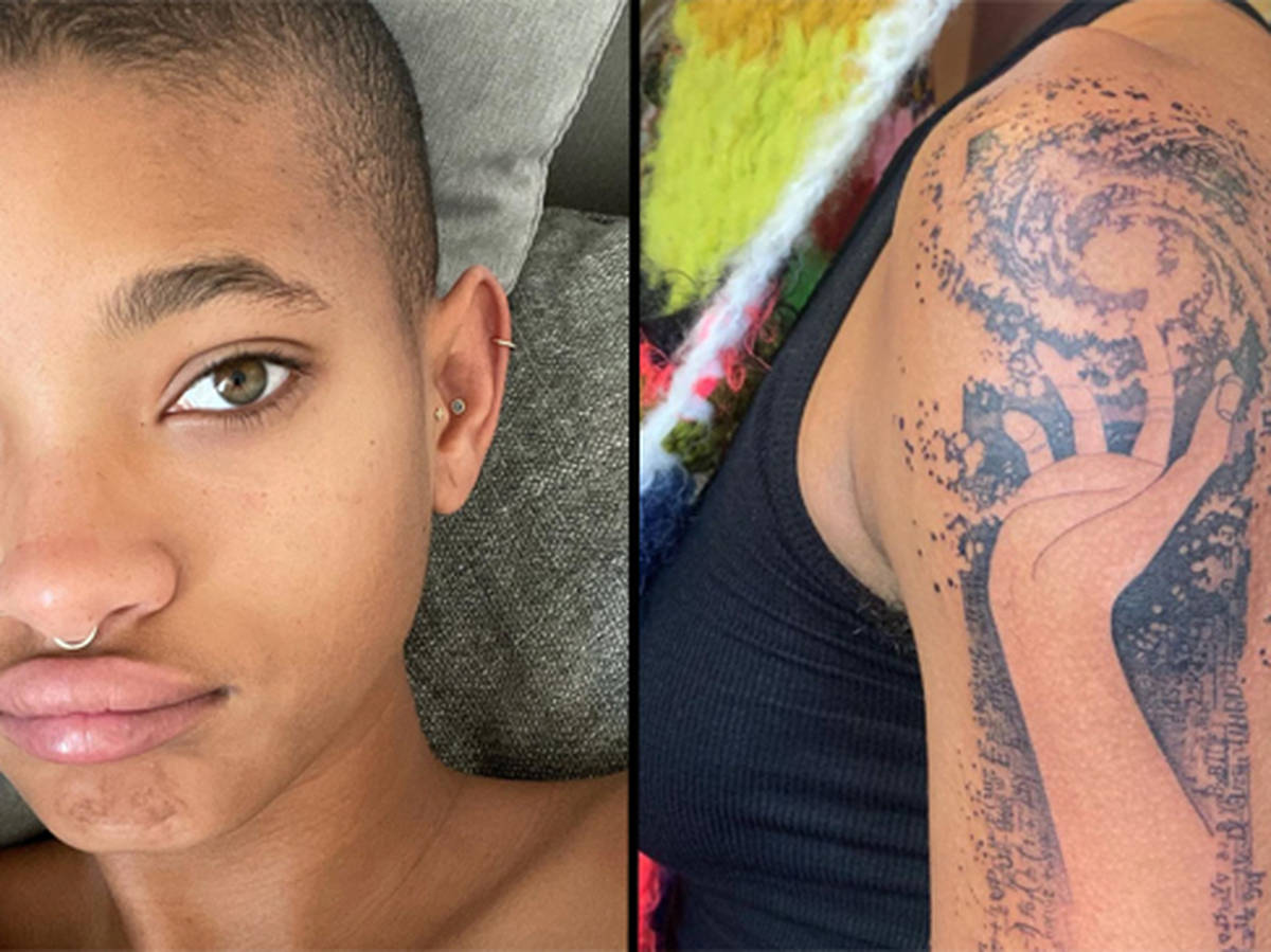 Willow Smith just got a new arm tattoo and it's HUGE - PopBuzz