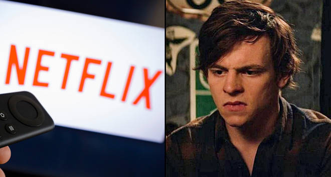 The logo of the media company Netflix can be seen on a TV/Harvey Winkle upset