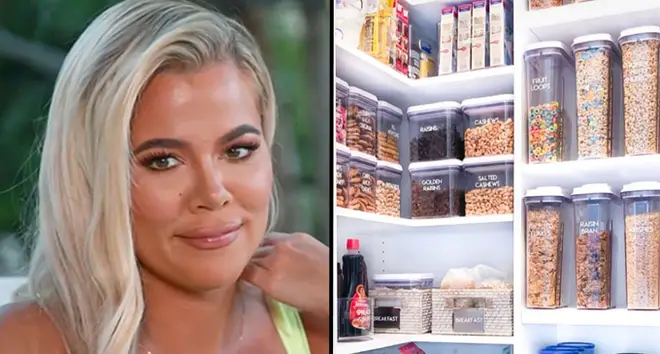 Khloe Kardashian shared photos of her pantry and the internet is losing it