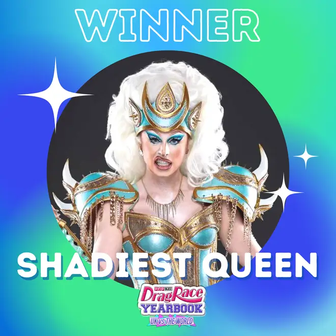 Blu Hydrangea wins Shadiest Queen Drag Race Yearbook