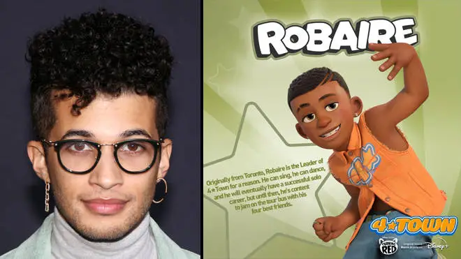 Who voices 4*Town's Robaire in Turning Red? - Jordan Fisher 
