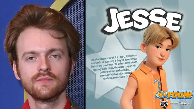 Who voices 4*Town's Jesse in Turning Red? - Finneas
