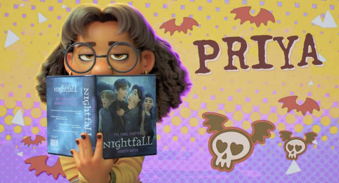 Turning Red details: Priya's Nightfall book references Twilight and Little Witch Academia