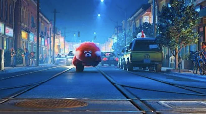 Turning Red details: Pizza Planet truck can be seen on the road