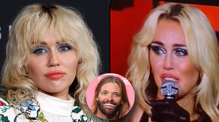 Miley Cyrus shares tearful tribute to Foo Fighters' Taylor Hawkins.