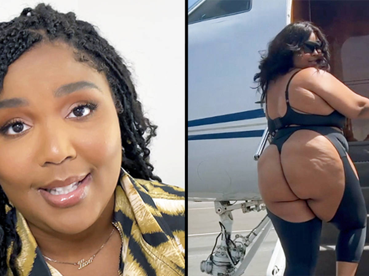 Lizzo defends wearing thong leggings on private jet following backlash -  PopBuzz