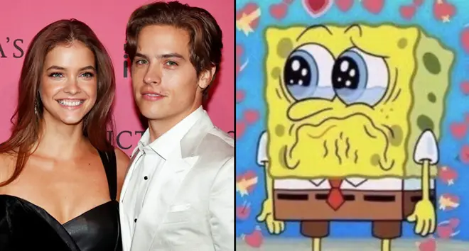 Barbara Palvin and Dylan Sprouse at the Victoria's Secret Fashion Show/Spongebob crying