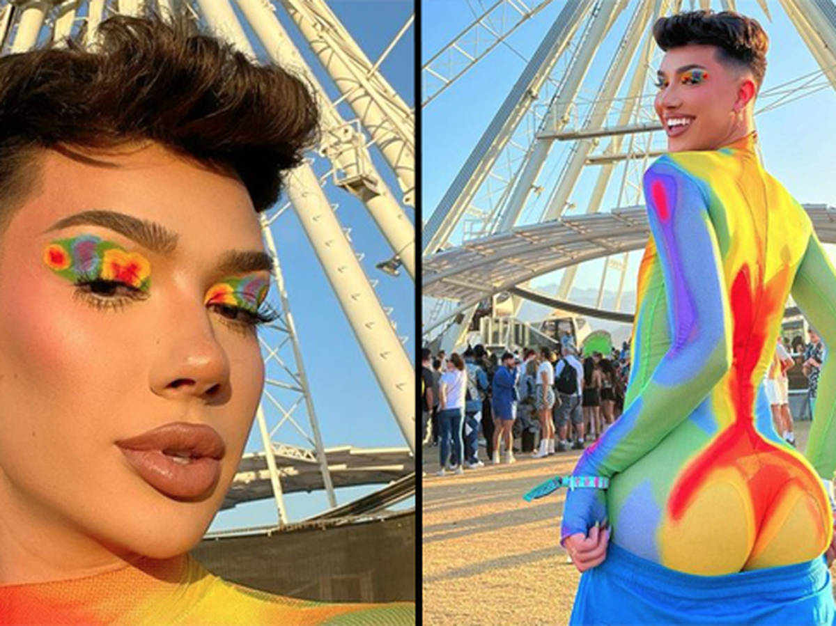 James Charles' Coachella 2022 outfit sparks speculation he's had a BBL -  PopBuzz