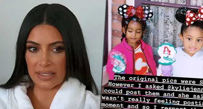Kim Kardashian admits editing photo of Stormi Webster so it didn't ruin her Instagram aesthetic.