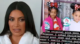 Kim Kardashian admits editing photo of Stormi Webster so it didn't ruin her Instagram aesthetic.