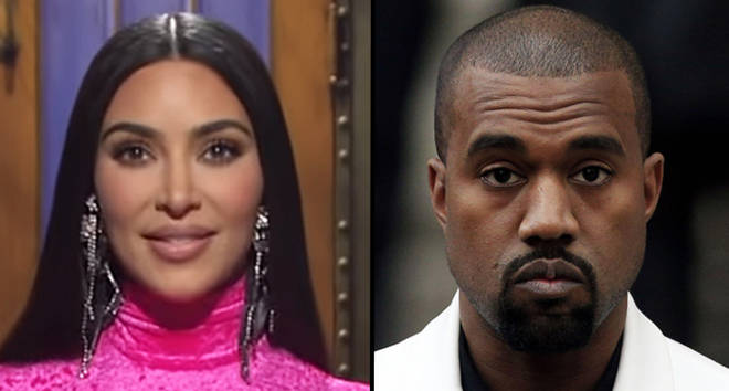 Kim Kardashian says Kanye West stormed out during her SNL monologue because she called him a "rapper"