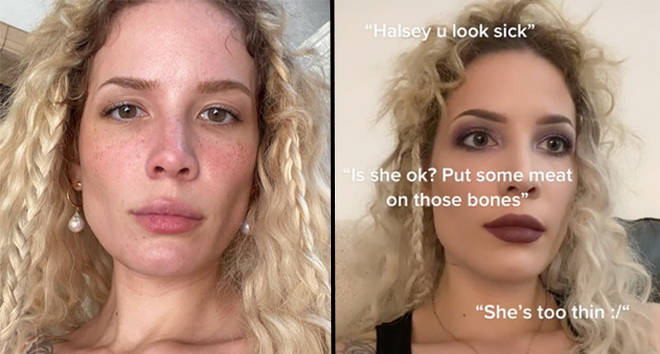 Halsey claps back at people saying they look "too thin" and "unhealthy"