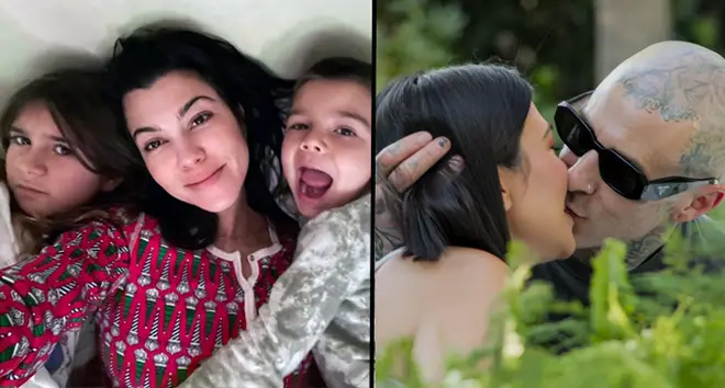 Kourtney Kardashian&squot;s kids beg her to stop "French kissing" Travis Barker in front of them