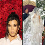 Kourtney Kardashian's wedding veil included Travis Barker's Virgin Mary tattoo design