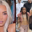 Kim Kardashian criticised for allowing her 8-year-old daughter North to wear a corset.
