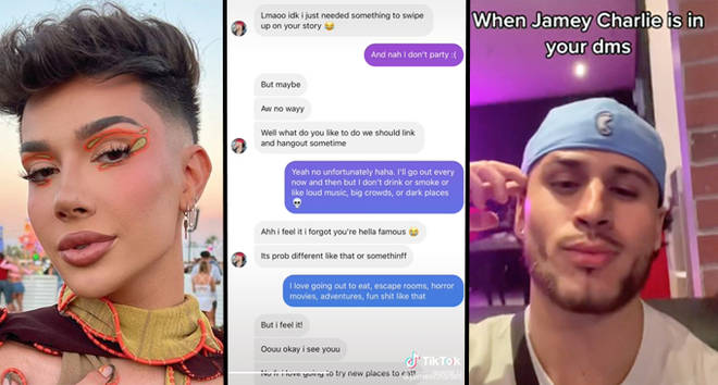 James Charles exposes TikToker who claimed he'd slid into his DMs