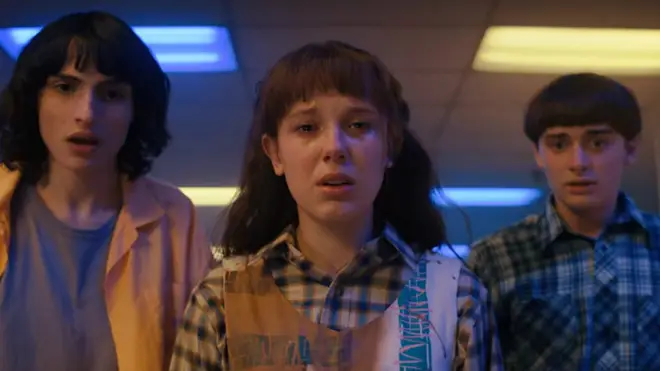 Millie Bobby Brown says the roller rink scene in Stranger Things 4 was "distressing" to film