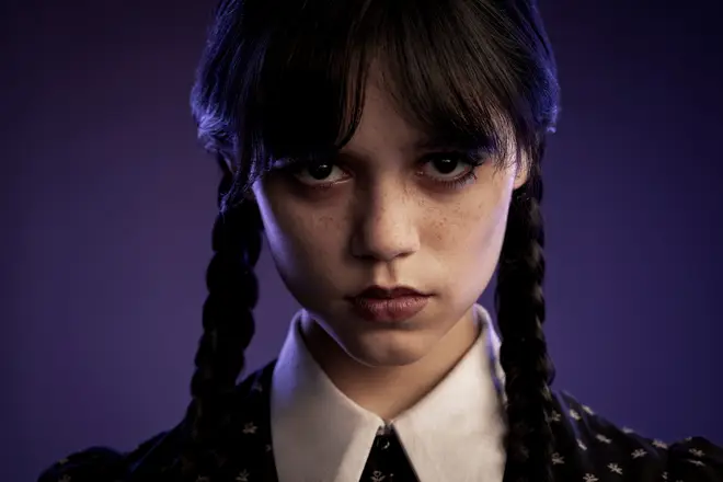 Jenna Ortega as Wednesday Addams in the new Netflix series