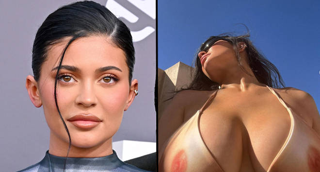 Kylie Jenner rocked a naked bikini and her fans are shaking.