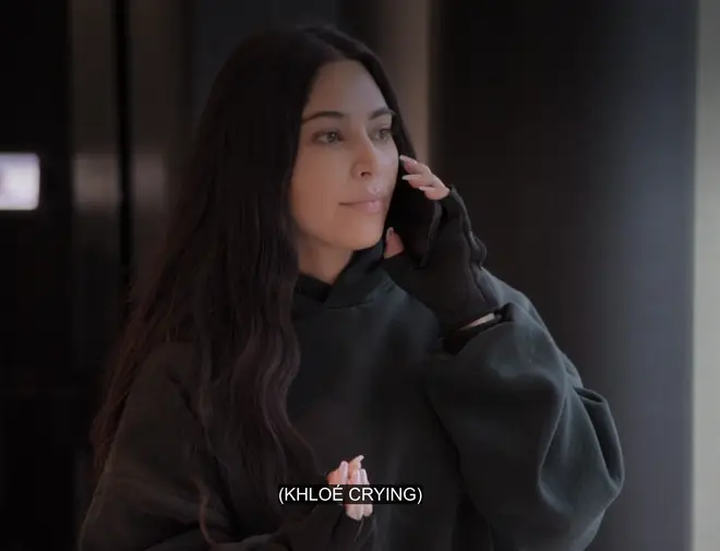 Khloé Kardashian breaks down on phone to Kim over Tristan's paternity scandal