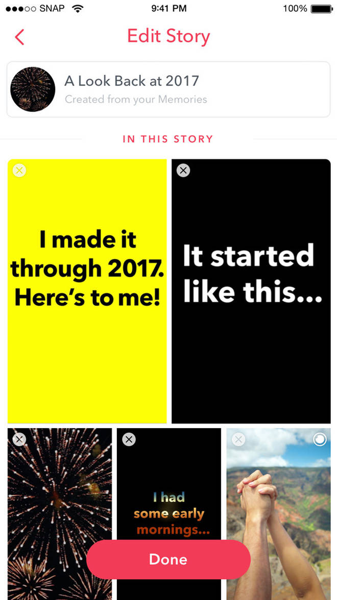 Snapchat 'A Look Back at 2017'