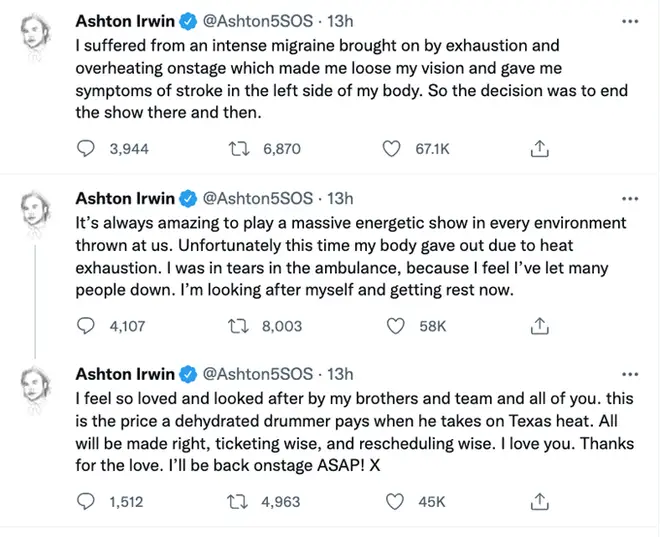 Ashton Irwin Tweets