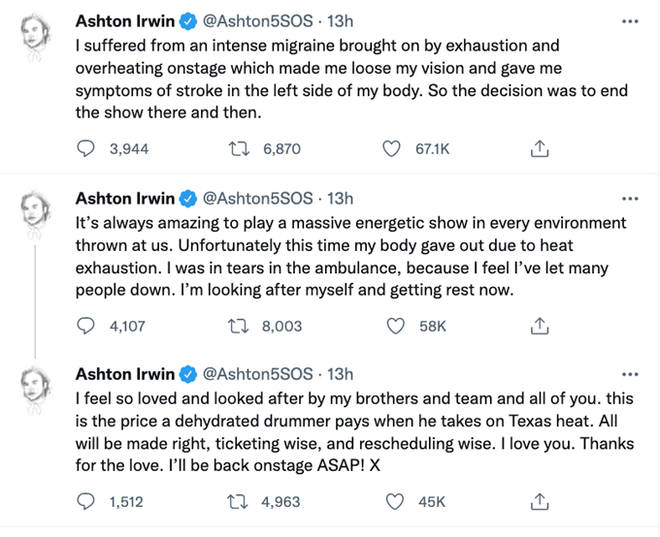 Ashton Irwin Tweets