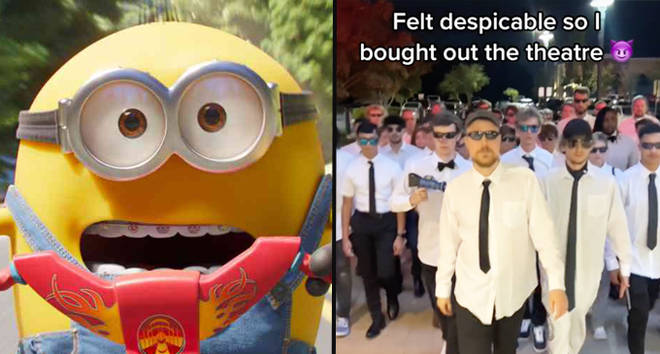 Cinemas are banning teens from wearing suits to screenings of Minions: The Rise of Gru