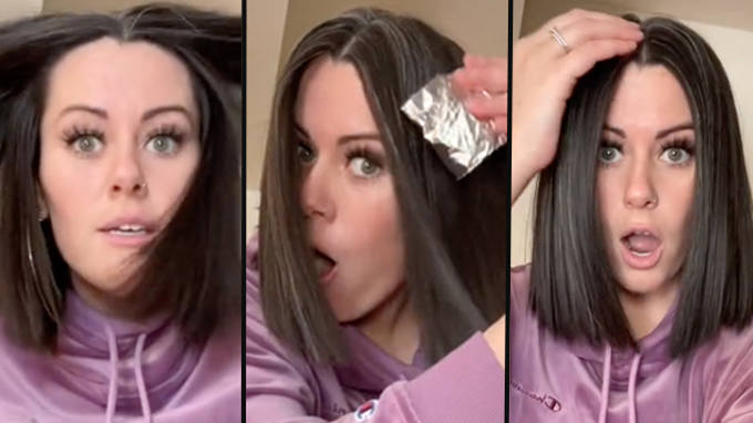 This viral TikTok beauty hack tames fluffy hair in seconds using tin foil