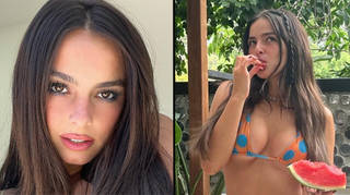 Addison Rae deletes bikini photo after being accused of "mocking" Christianity.