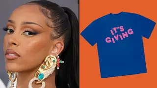 Doja Cat accused of "stealing" from Dunkin' Donuts and Rolling Ray with new It’s Giving brand
