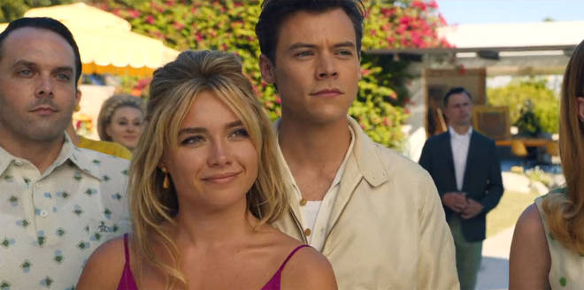 Florence Pugh and Harry Styles play a married couple in Don't Worry Darling