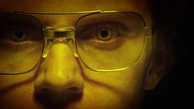 Evan Peters as Jeffrey Dahmer in Netflix's upcoming Monster series