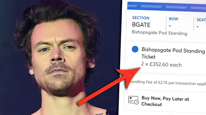 Harry Styles fans hit with huge price surge on Love on Tour tickets