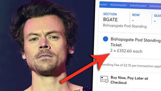 Harry Styles fans hit with huge price surge on Love on Tour tickets