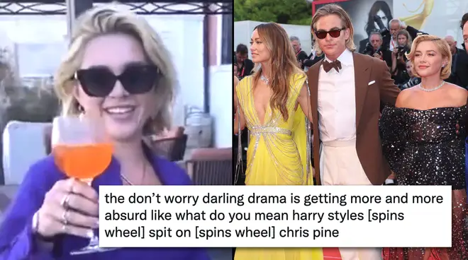 Don't Worry Darling premiere memes have gone viral