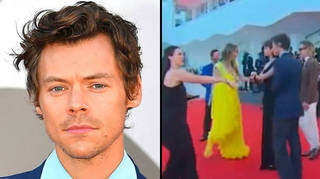 Harry Styles fans think he didn't want to stand next to Olivia Wilde at the Don't Worry Darling premiere