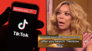 What is a Rainbow Kiss? TikTok reacts to NSFW viral term