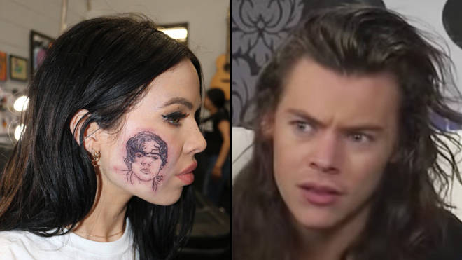 Harry Styles fans are shook by Kelsy Karter's tattoo of him
