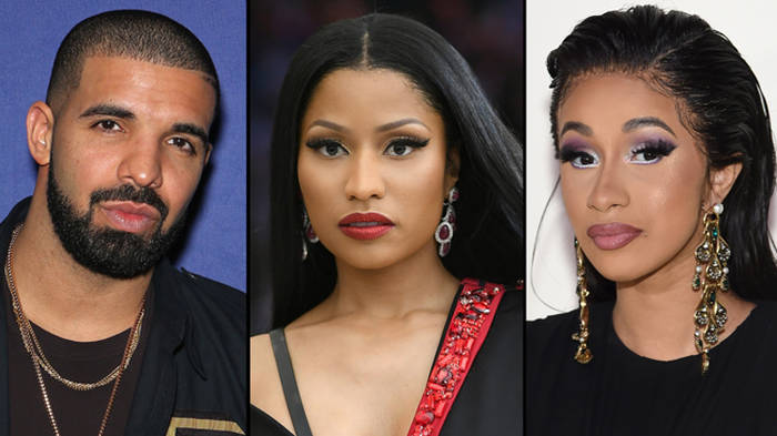Nicki Minaj Calls Out Drake And Cardi B In Her New Hard White