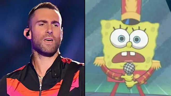 SpongeBob's Super Bowl performances was interrupted by Travis Scott's Sicko Mode