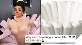 Cardi B's Grammys 2019 dress has been turned into a meme
