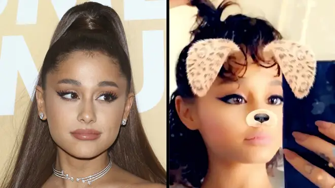 Ariana Grande shows fans her natural, short, curly hair on Twitter