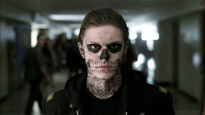 Evan Peters playing serial killer Tate Langdon in American Horror Story: Murder House