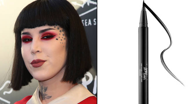 Kat Von D attends Shepherd Conservation Society's 40th Anniversary Gala For The Oceans at Montage Beverly Hill/Tattoo eyeliner