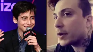 Aidan Gallagher and Frank Iero has struck up a friendship over The Umbrella Academy