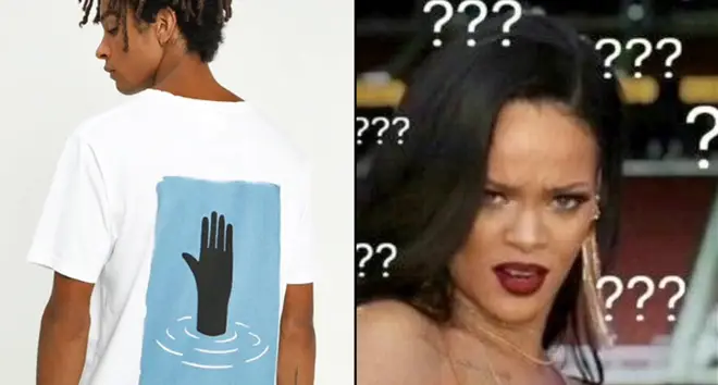 Zalando t-shirt/Rihanna confused.