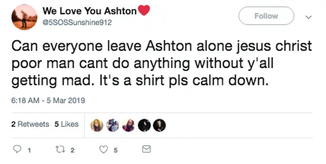 Ashton Irwin tweet reactions