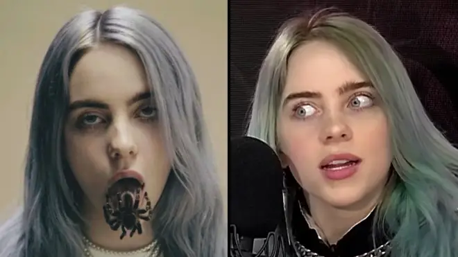 Billie Eilish actually put a spider in her mouth in the 'you should see me in a crown' video
