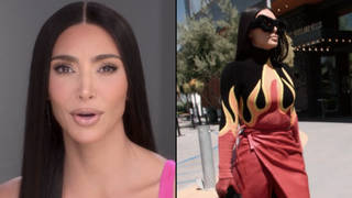 Kim Kardashian rips into fans who "destroyed" her over her flame outfit